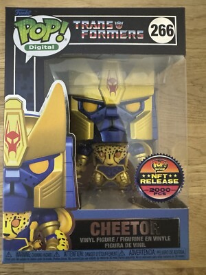Funko Pop! Digital #266 Transformers S2 Cheetor Legendary LE 2000 Protector