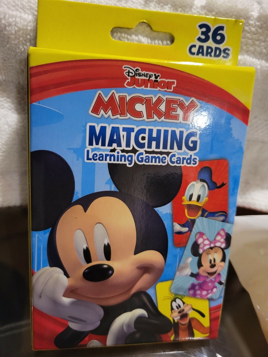 Disney junior mickey matching learning game cards | eBay