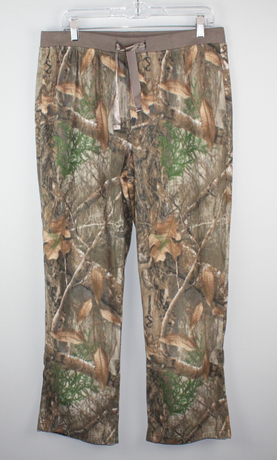 MAGELLAN Women's Camouflage Fleece Sleepwear Lounge Pants Sz L Elastic