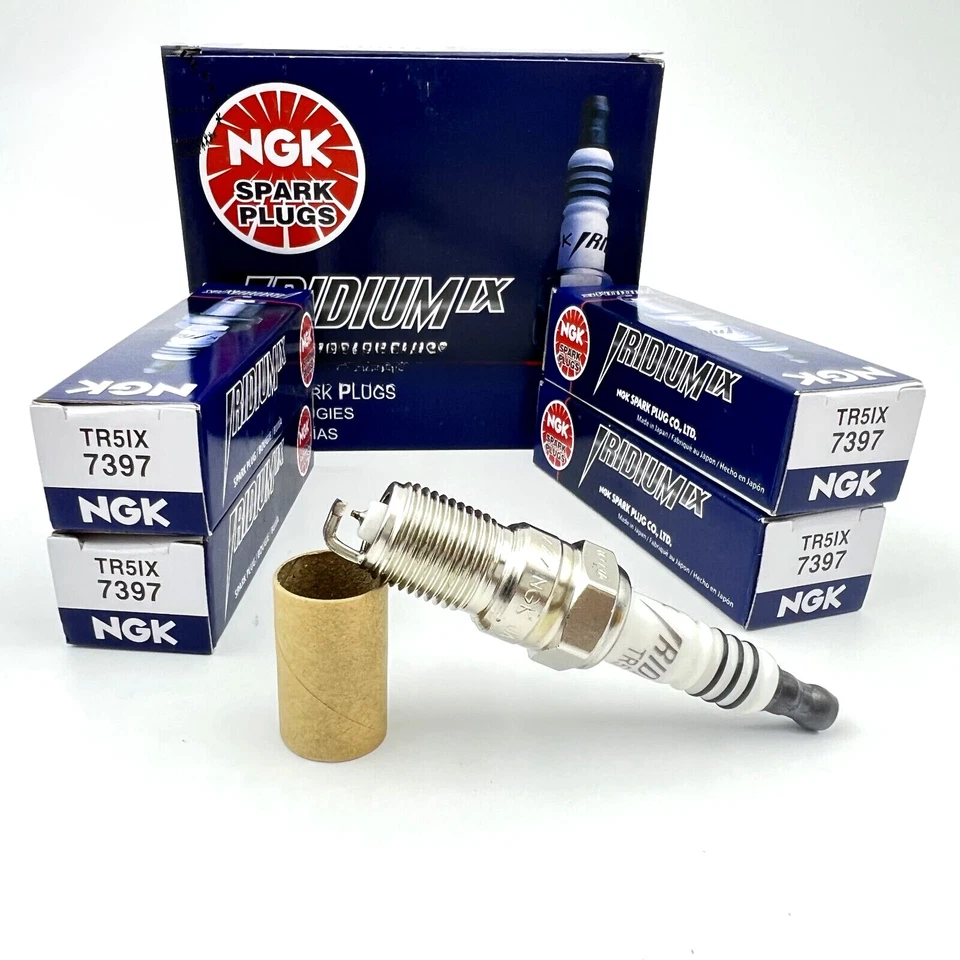4PCS IRIDIUM IX SPARK PLUGS TR5IX 7397 FOR NGK NEW Foto 2 de 2