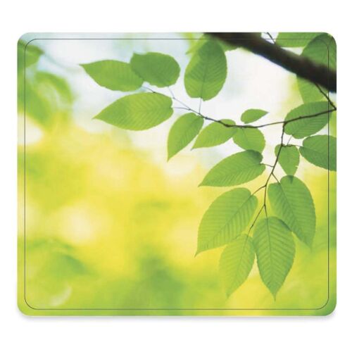 Fellowes Earth Series Mouse Pad - Blue Ocean Leaves - Picture 1 of 5