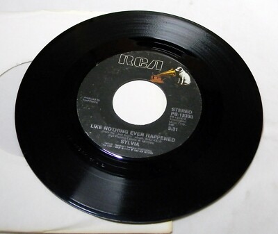 SYLVIA LIKE NOTHING EVER HAPPENED / DRIFTER 45 RPM RECORD 030