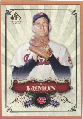 2006 SP LEGENDARY CUTS BASEBALL BOB LEMON #78 INDIANS NMMT/MINT *A3182