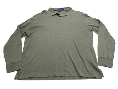Men's Polo Ralph Lauren Classic Fit Long Sleeve Polo Size Large