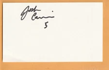 Josh Carrier Kentucky Wildcats AUTO Signed 3x5 Note Card Bowling Green KY