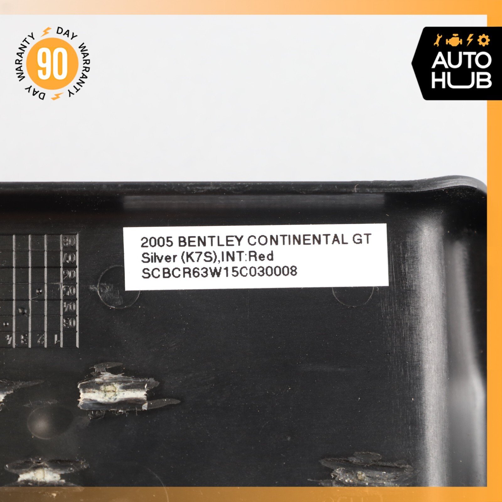 03-13 Bentley Continental GT GTC Speed Rear Engine Cover Plate Trim OEM 73k