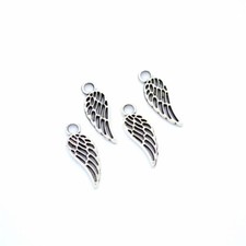 200Pcs Wings Charms Pendant DIY Jewelry Making Accessory for Bracelet Necklace