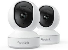 REOLINK Home Security Camera System, E1 2 Pack , Smart Human/Pet Detection 4MP