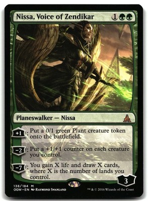 Nissa, Voice of Zendikar 138 Magic_the_gathering Prerelease Cards