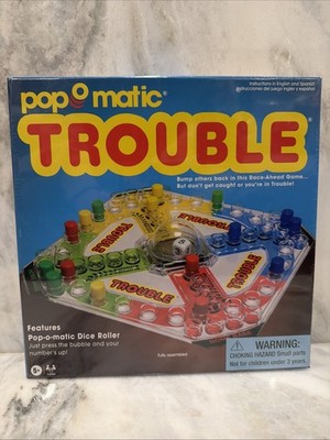 Trouble Pop-O-Matic Board Game Family Game Night Dice Roller NEW
