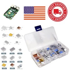 Heatsink Kit 100 Pieces with 80 Aluminum and 20 Copper for Raspberry Pi Cooling
