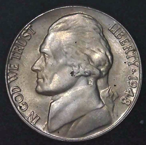1948-D Jefferson Nickel — photo from the most recent tracked eBay sale