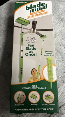 #ad #ad Blade Maid DELUXE Ceiling Fan Cleaner 6’ Extension Plus Brush New $35.00
