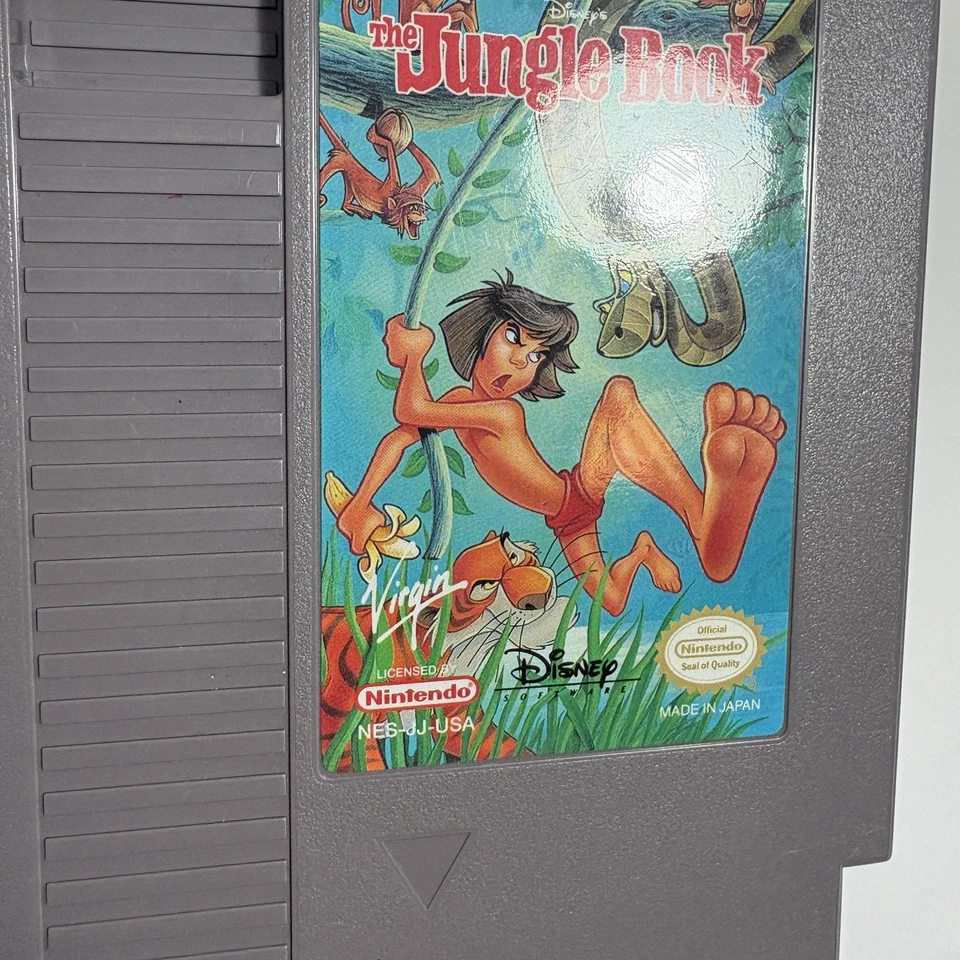 Disney's The Jungle Book (Nintendo NES) Auténtico Probado Limpio ¡Envío Rápido! Foto 3 de 4