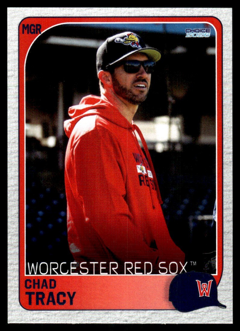 2026 Chad Tracy Minor League Rookie Card Wocester Boston Red Sox