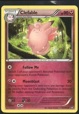 Clefable 71/111 Furious Fists Pokemon Card 2014 Lightly Played