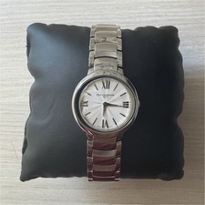 Baume & Mercier Promesse 65752 montre quartz acier cadran argenté 50 m