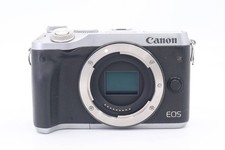 Canon EOS M6 Silver Mirrorless Digital Camera 24.2MP Body Dual Pixel CMOS AF Exc