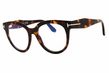 TOM FORD TF5987B-052-52 Eyeglasses Size 52mm 19mm 140mm havana Women