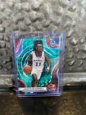 2024-25 Bowman's Best U Jamari McDowell #95 Teal Refractor 12/15 Kansas Jayhawks