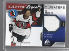 Ed BELFOUR  2021-22 SP Game Used HOF SWEATERS GU #HOF-EB - Blackhawks