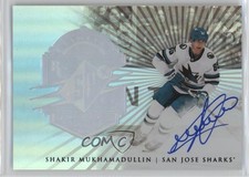 2024-25 SPx Finite Rookies Silver Spectrum 30/99 Shakir Mukhamadullin Auto au7