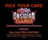 Pokemon Obsidian Flames You Pick Common / Uncommon / Holo / Reverse Holo / Ex