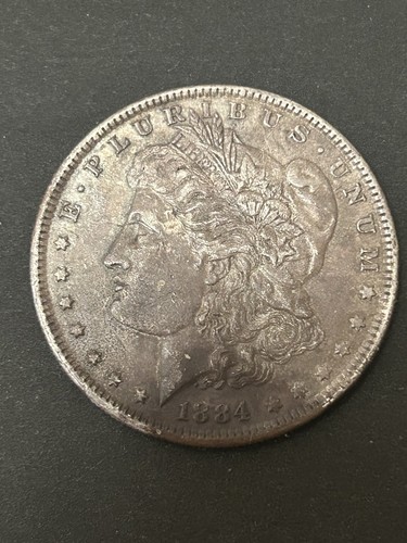 1884 Morgan Silver Dollar Philly Mint Charred