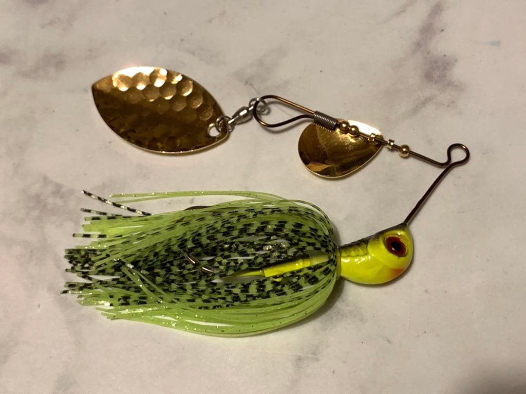 Bagley Spinnerbait Old Used Oklahoma Type Replaceable Blade - Image 2