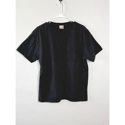 Glad Hand & Co. Pocket T-Shirt Mens L Black Heritage Workwear Streetwear Casual