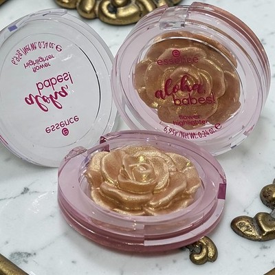 Essence Puder Gold Highlighter Glanz Lidschatten Aloha Babes! 01 PARADISE  GLOW