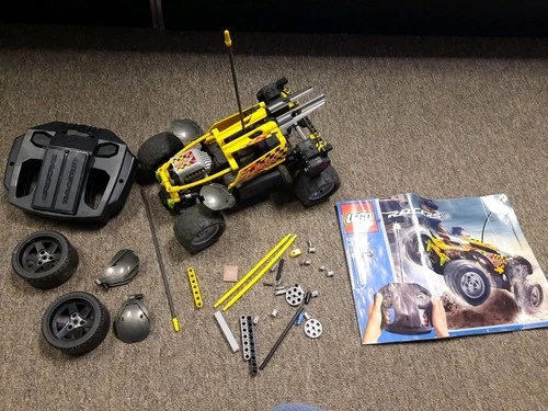 LEGO Racers RC HOT FLAME 8376 Race Buggy Car Radio Remote Control Near Complete