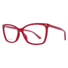 Gucci Demo Rectangular Ladies Eyeglasses GG0025O 004 56 GG0025O 004 56