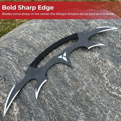Star Sword of Kahless Bat'Leth - Metal Blade for Cosplay Overall 28.5''