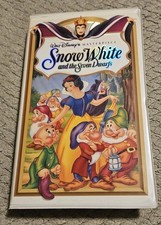 Snow White And The Seven Dwarfs Clamshell VHS Tested Plays