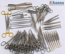 Plastic Surgery Instrument Set 72 Pcs Surgical Kit Stainless Steel Reusable
