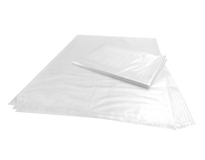 100 Ct 18x24 Inches 1 Mil Clear Plastic Flat Open Poly Bags Great For Proving Br