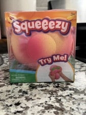 Viral Sunny Days Jumbo Squeezy Peach   Squishy Toy, Stress Relief Sensory Fun   