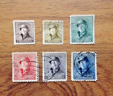 1919  King Albert 1 Belgium Stamps Used . Free UK Postage