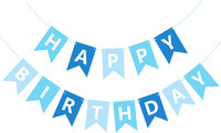 Fowecelt Happy Birthday Girlande, Happy Birthday Banner, Girlande Geburtstag, Ha