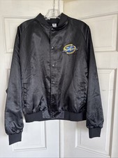 Satin  Varsity Jacket Size Medium Made In USA