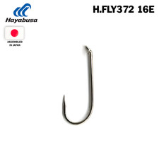 100/1000 pack HAYABUSA FLY 372 Nickel #16 Fly...