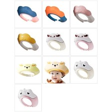Kids Bath Hat Adjustable Protective Hair Washing Caps Infant Lovely Shower Caps