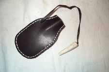 BLACK POWDER ROUND BALL  BULLET BAG .32-54 CAL.