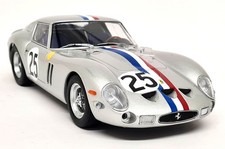 KK 1/18 - Ferrari 250 GTO Le Mans 1963 #25 Silver Diecast Scale Model Car