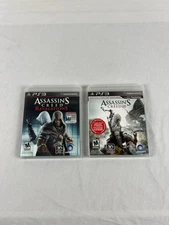 Assassin's Creed III 3 Revelations Playstation 3 PS3 game lot complete CIB