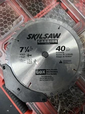 Skil 75740 7-1/4 Inch 40T Carbide Circular Saw Blade New *FREE SHIPPING*