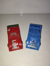 LOT 2 VOITURE CIRCUIT POLISTIL ROLLY LIGIER GITANE ET FERRARI 312 SANS MOTEUR