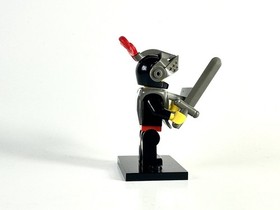 Vintage LEGO Castle Black Knights Armor Minifigure - cas172 - Set 6034