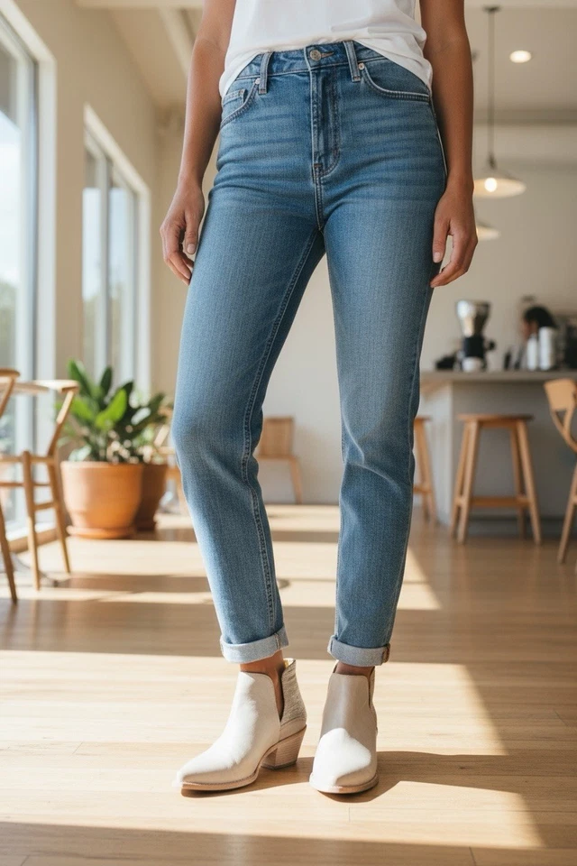 Roper Women’s Size 9 Boots Ankle Beige Western  - Image 2 of 4